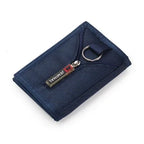 Nylon Trifold Wallet – Unisex Coin, Card & ID Holder Trifold Wallet Richie's navy