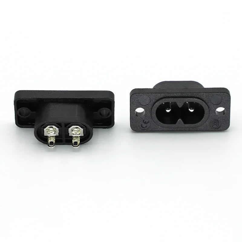 C8 Male Socket & C7 Female Plug Set | AC 250V 2.5A Figure-8 Power Connector Set Richie's