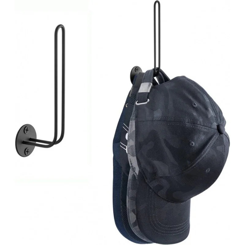 Wall-Mounted Baseball Hat Holder – No-Drill Adhesive Hook Rack Hat Rack Hook Richie's