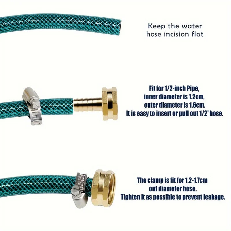 3/4 Inch Brass Garden Hose Repair Kit with Quick Connector Garden Hose Repair Kit Richie's