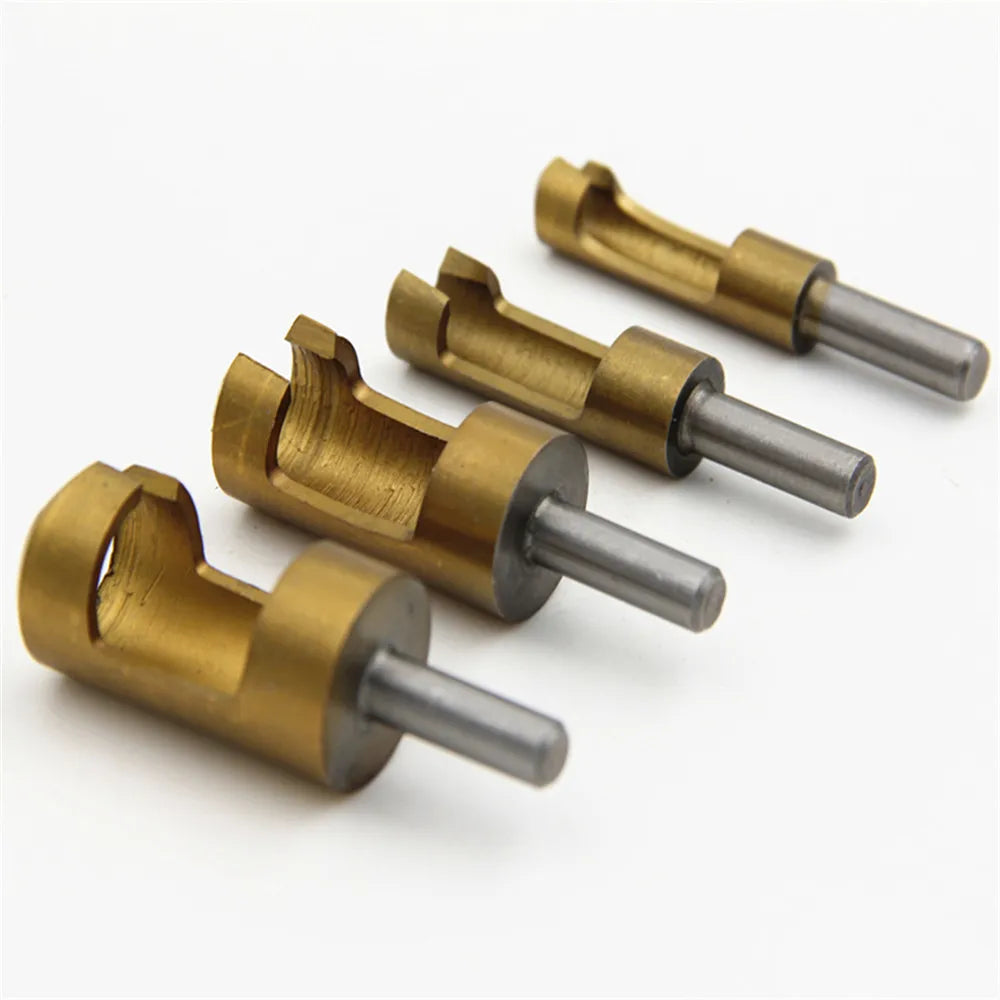 Titanium Plug Cutter Set 6–16mm | 4-Piece Wood Drill Bits Wood Plug Cutter Set Richie's