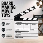Wooden Movie Clapperboard 20x20cm – Film Slate & Prop Movie Clapperboard Richie's