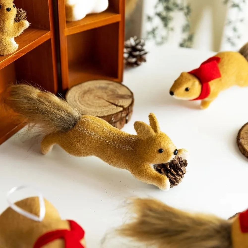 Foam Christmas Squirrel Ornament – Holiday Tree Pendant Decor Christmas Ornament Richie's