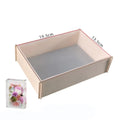 3D Rectangle Silicone Resin Mold with Wooden Support – DIY Cube Silicone Resin Mold Richie's rectangle-L