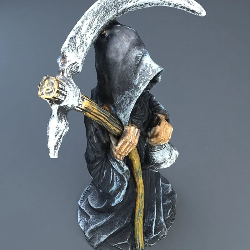 Grim Reaper Holy Death Statue – Resin Scythe Figurine Decor Decorative Figurine Richie's