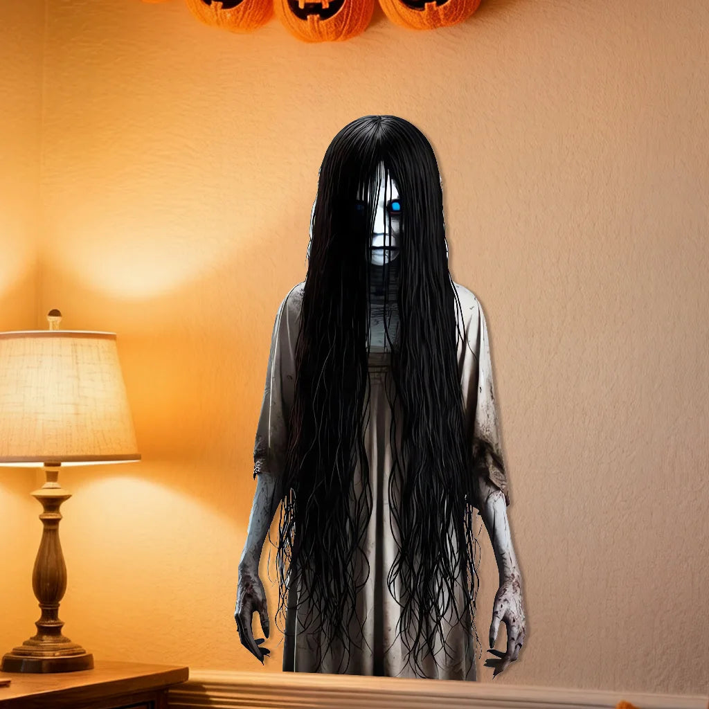 Halloween Broken Window PVC Wall Sticker – Easy Apply Decal Halloween Wall Decal Richie's