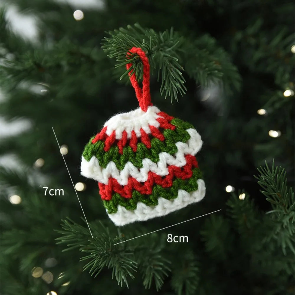 Handmade Woolen Christmas Ornaments – Santa, Elk & Tree Pendants Christmas Ornament Richie's O