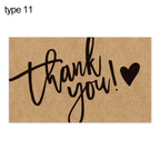Kraft Paper Thank You Cards for Small Business – 30 Pack Thank You Cards Richie's type 11