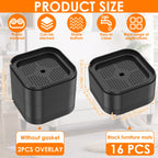Stackable Furniture Risers – Adjustable 1" 2" 3" Bed Lift Furniture Risers Richie's