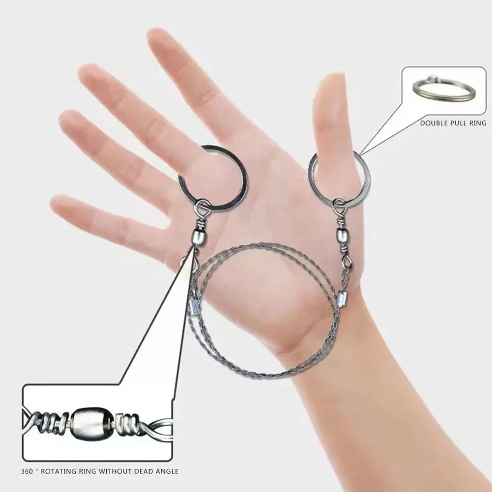 Manual Wire Saw – Portable Survival Chain Saw for Camping Survival Wire Saw Richie's