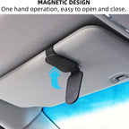 Magnetic PU Leather Car Visor Glasses Holder Clip Car Visor Organizer Richie's