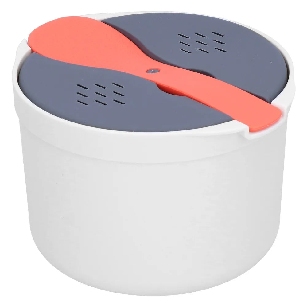 2L Microwave Rice Cooker & Steamer Set – 2-Layer PP Design Microwave Rice Cooker Richie's