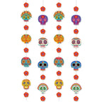 Day of the Dead Skull Garland Banner | Día de Muertos Décor Party Garland Décor Richie's 4pcs