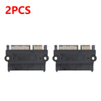 SATA 22-Pin Male to Female Power Data Adapter Converter SATA Cable Adapter Richie's 2 PCS