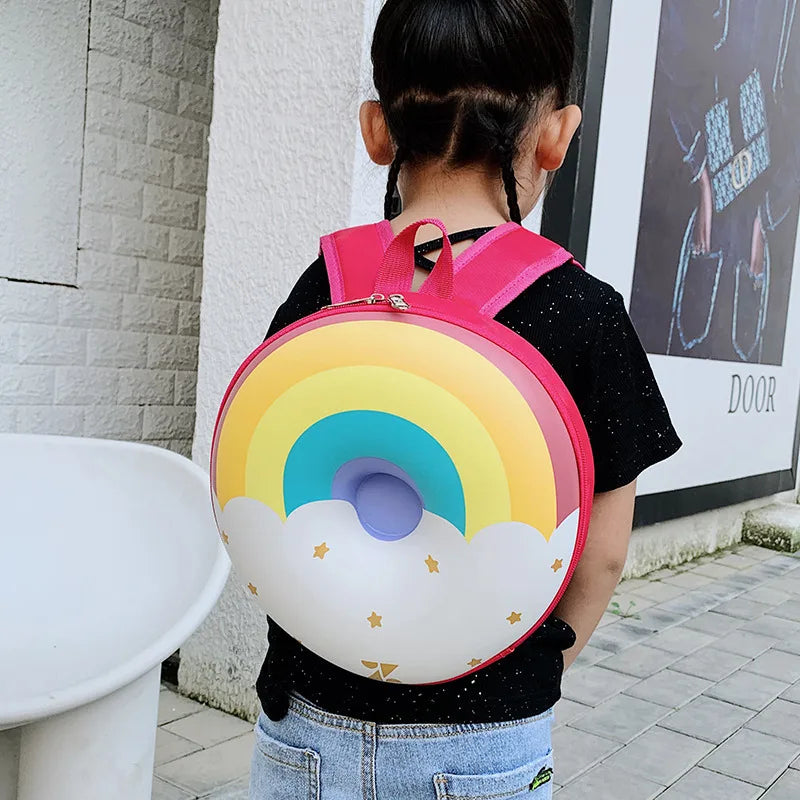Cute Cartoon Donut Kids Backpack – Kindergarten Boys Girls Kids Cartoon Backpack Richie's