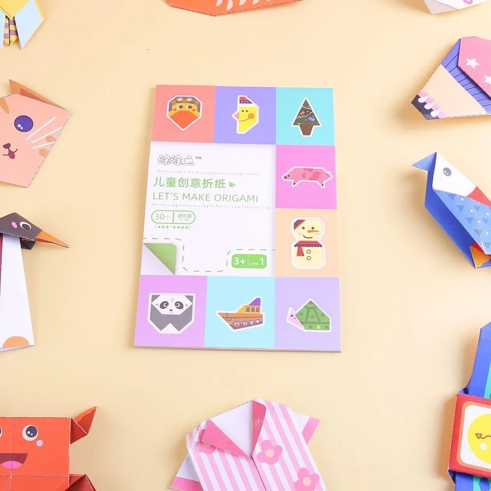 DIY Origami Paper Animal Kit – 30 Sheets Cute Desk Décor Origami Craft Kit Richie's Intermediate Level