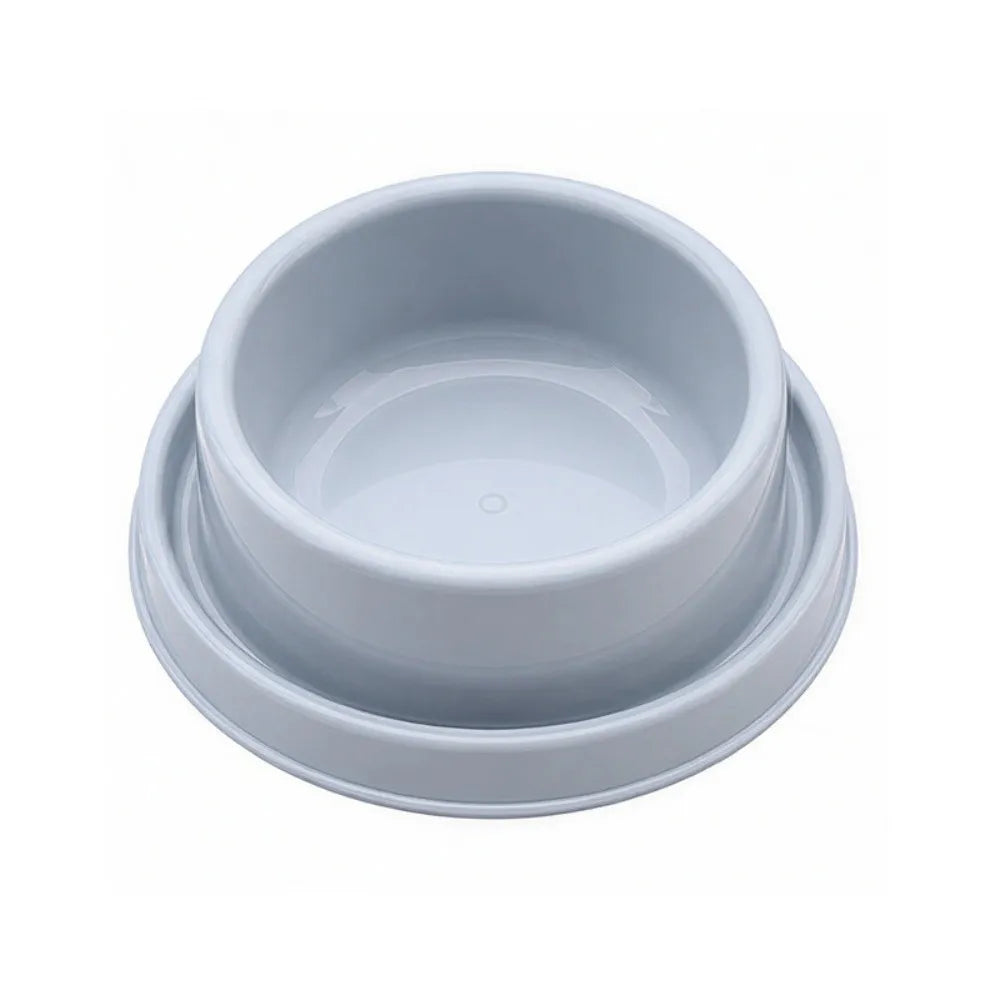 BPA-Free Anti-Ant Cat Bowl with Water Moat | Pet Feeder Cat Feeding Bowl Richie's Grey