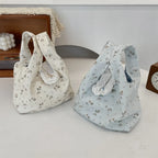 Floral Wrist Bag Women Tote Shoulder Handbag Korean Style Tote Shoulder Bag Richie's