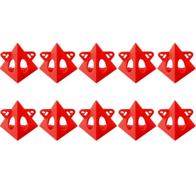 10 Pcs Pyramid Painting Stands – Mini Cone Canvas Risers Painting Stands Richie's 10PCS red