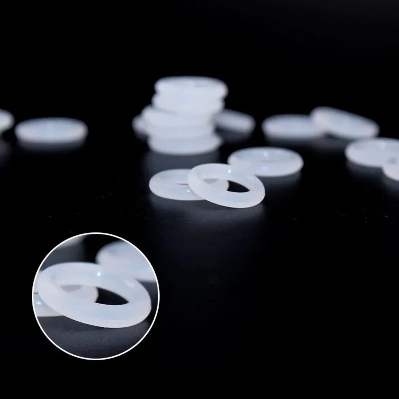 White VMQ Silicone O-Rings 1mm CS Seals Gasket Washer Silicone O-Rings Richie's