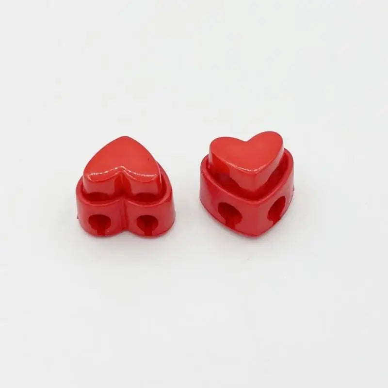 Heart-Shaped Knitting Needle Stoppers 5 Pcs – Colorful Tip Caps Knitting Accessories Richie's Red