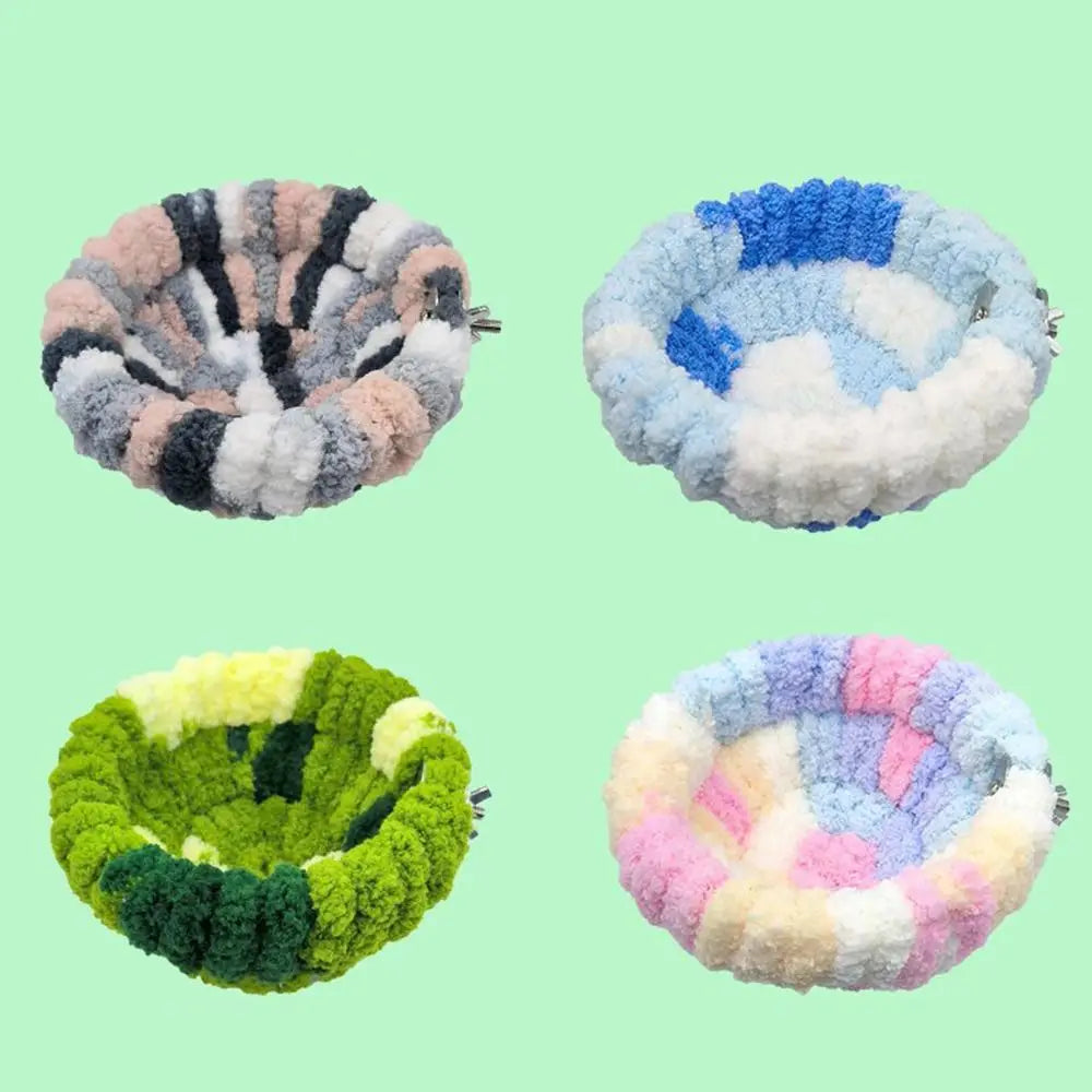 Velvet Plush Bird Nest Hammock – Cozy Parrot Cage Bed Bird Nest Hammock Richie's