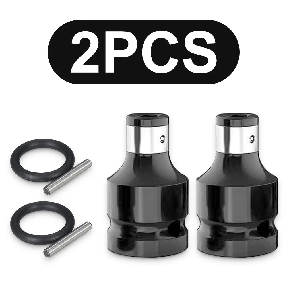1/2" to 1/4" Hex Socket Adapter Drive Converter – Impact Tool Socket Wrench Adapter Richie's 2 Pcs Standard