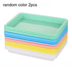 2-Pack Plastic Storage Trays for Crafts, Sand, Painting & Home Plastic Storage Tray Richie's Random Color 2pcs