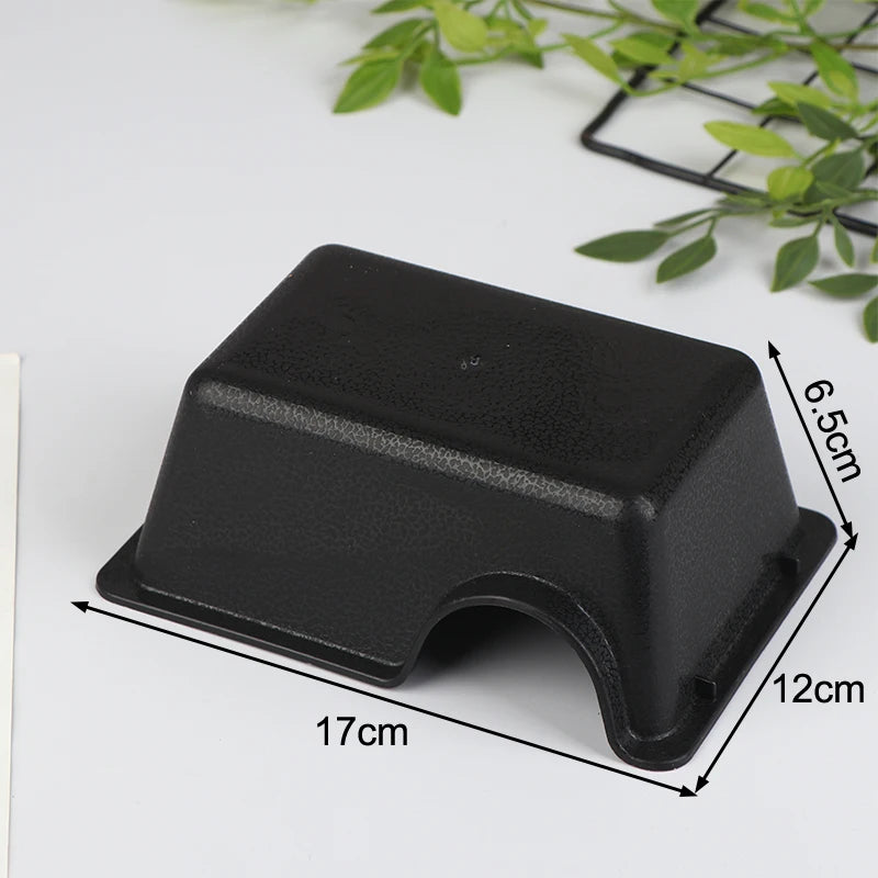 Reptile Hide Box Cave for Gecko Snake Lizard – Ventilated Reptile Hide Cave Richie's A4