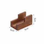Sapele Wood U-Shaped Sushi Rack – Japanese Style Stand Sushi Serving Rack Richie's 1 Grid