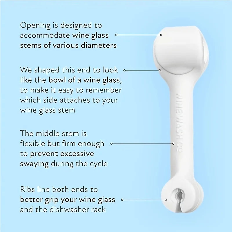 Wine Glass Holder Rack – Dishwasher-Safe, 4 or 8 Pcs Set Wine Glass Rack Richie's