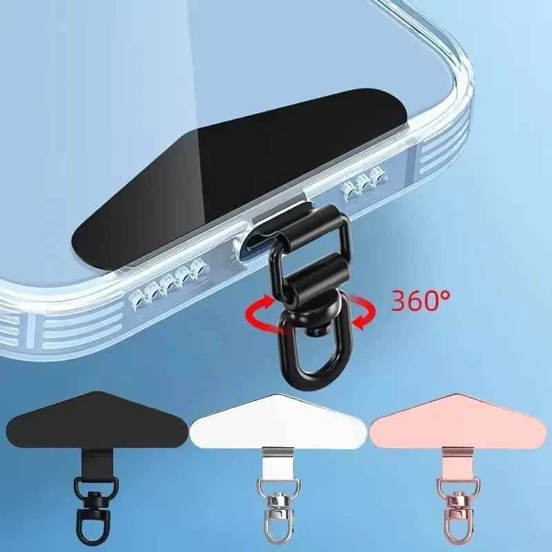 360° Rotatable Stainless Steel Phone Lanyard Clip Connector Phone Lanyard Clip Richie's