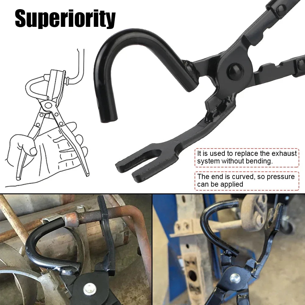 Exhaust Hanger Pliers Kit – Rubber Gasket Puller for Auto Repair Exhaust Removal Tool Richie's