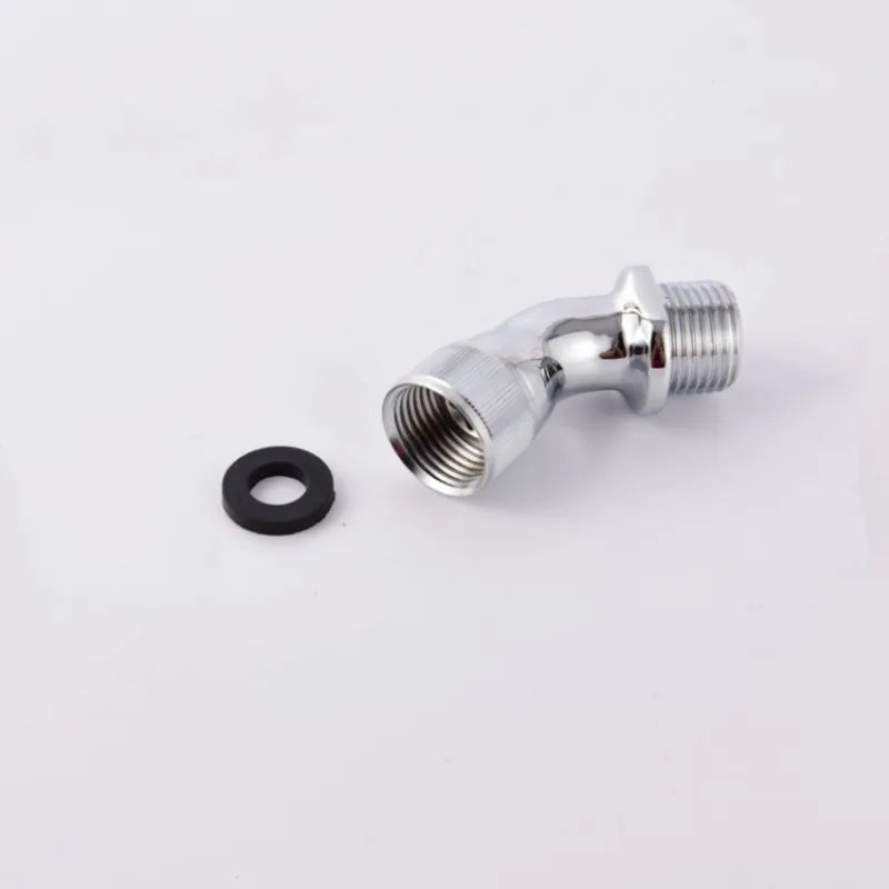 Brass 45° Shower Elbow Adapter G1/2 Male to Female Connector Shower Elbow Adapter Richie's