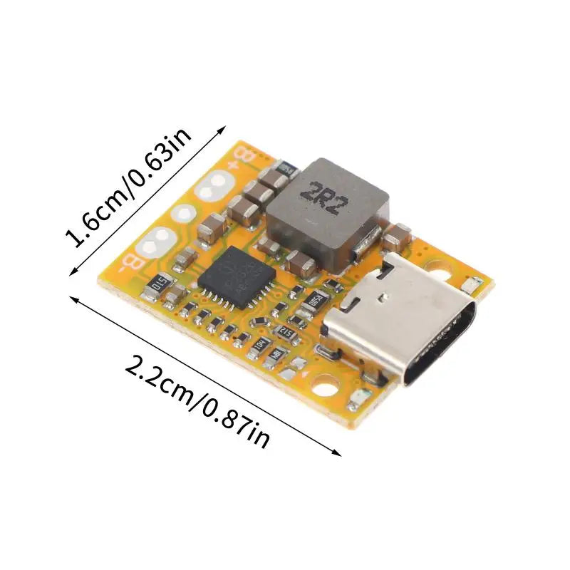2S Li-Ion Battery Charger Module Type-C Quick Charge LED Battery Charger Module Richie's