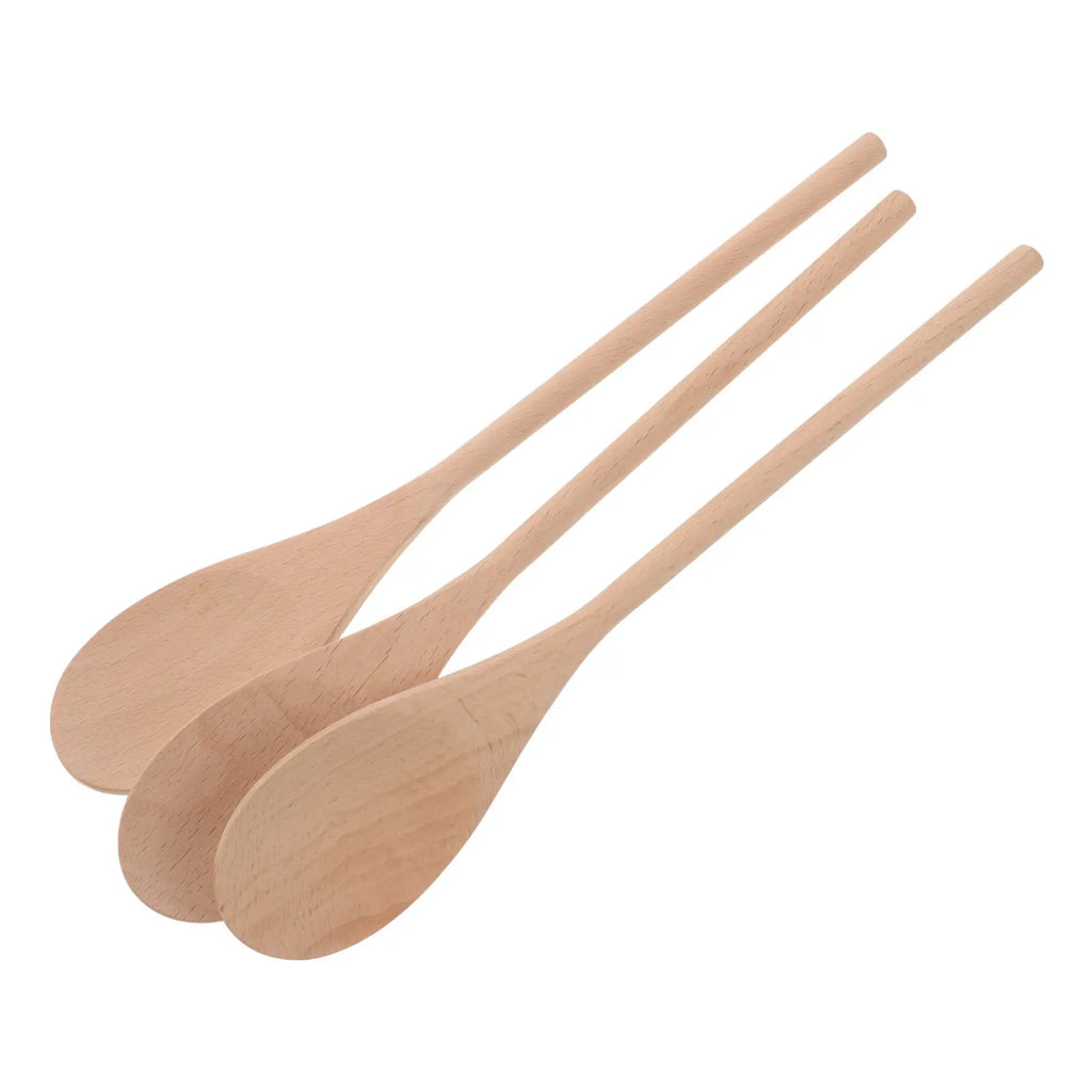 3-Piece Wooden Cooking Spoon Set – Mixing, Serving & DIY Wooden Kitchen Utensils Richie's