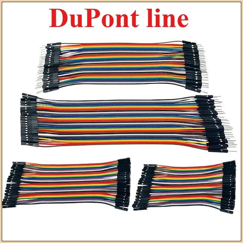 40PCS DuPont Jumper Wires M-M M-F F-F 10/20/30cm Arduino Cables Jumper Wire Set Richie's
