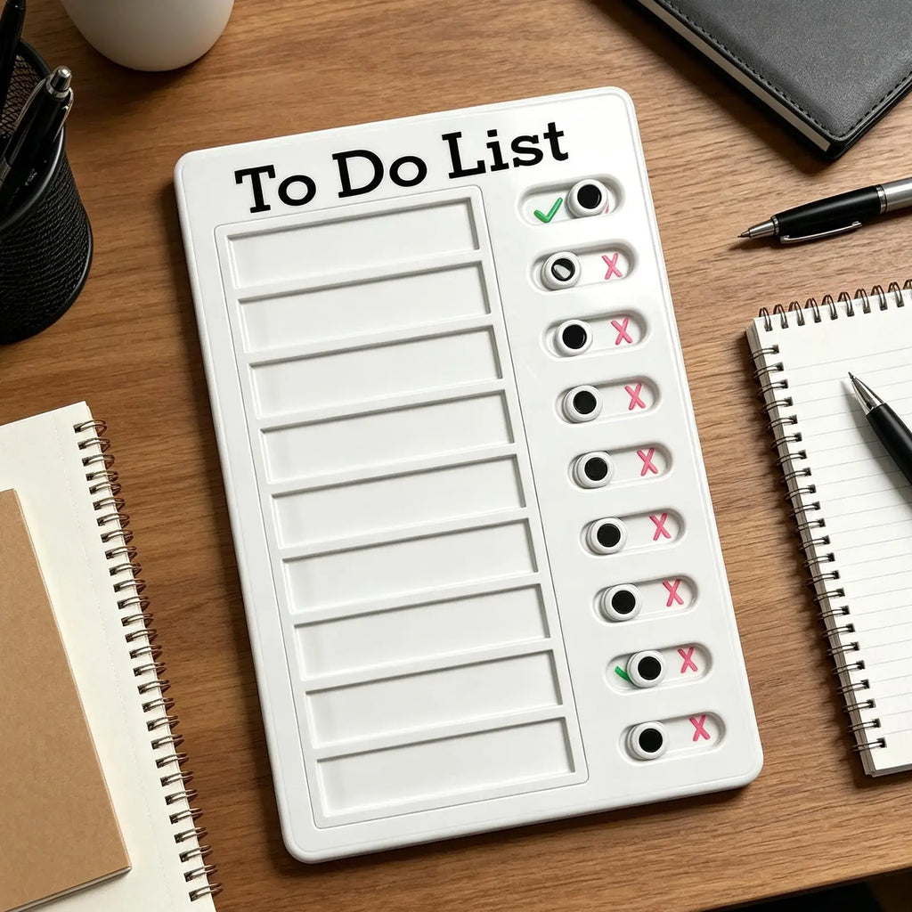 Kids Reusable Sliding Routine Chart & Schedule Board Kids Chore Chart Board Richie's
