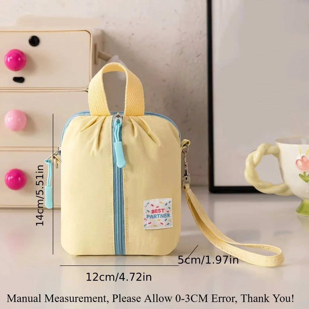 Macaron Portable Organizer Bag – Double-Layer Bag-in-Bag Bag Organizer Pouch Richie's YELLOW 1 Pc