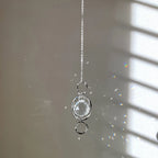 Crystal Glass Sun Catcher Rainbow Prism Hanging Pendant Sun Catcher Pendant Richie's Silver-1