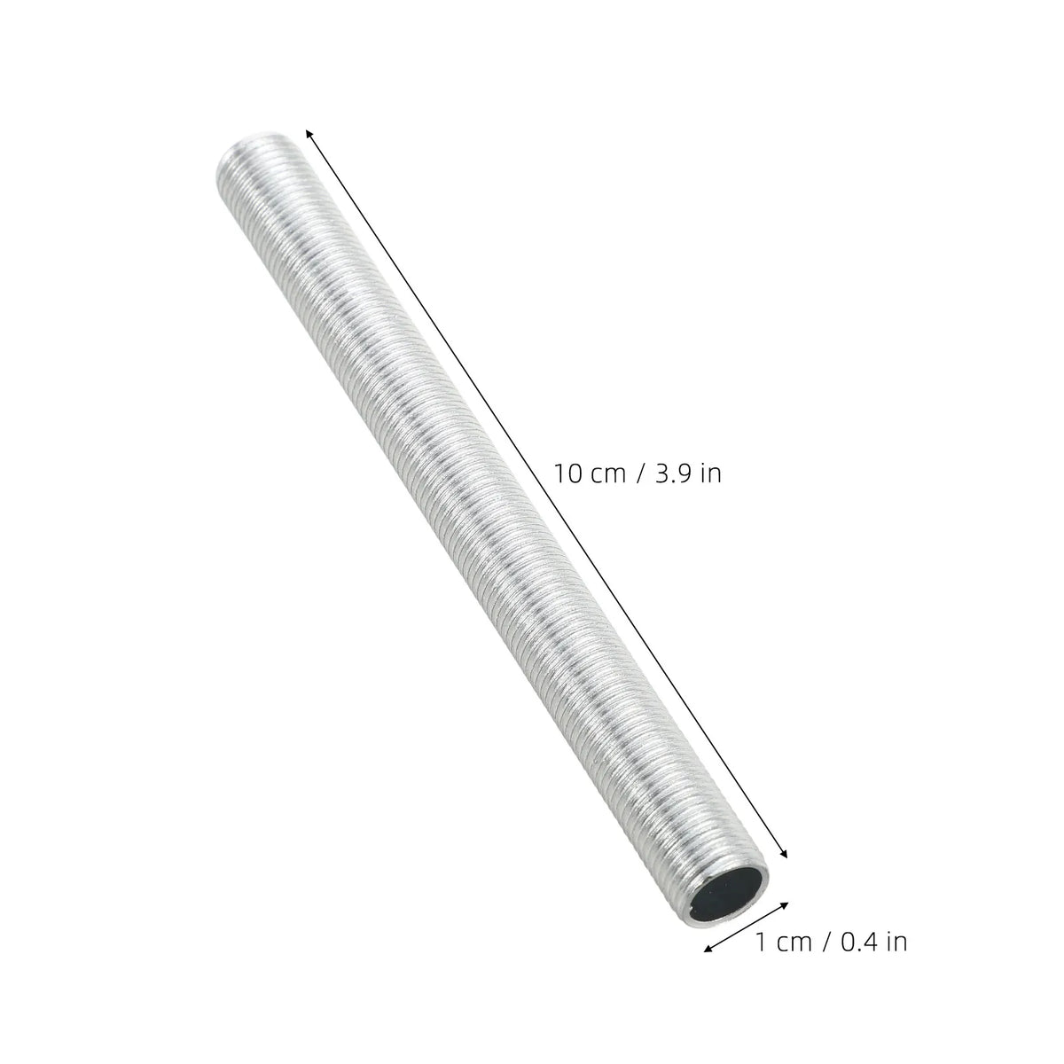 10Pcs M10 Threaded Hollow Iron Lamp Extension Rods – Chandelier Lamp Extension Rod Richie's 10X1X1CM