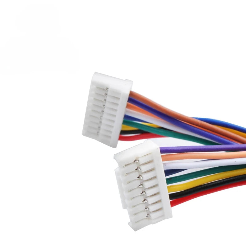 10Pcs JST GH 1.25mm Male Plug Connector 2P 3P 4P 6-Pin 28AWG Wire Connector Set Richie's