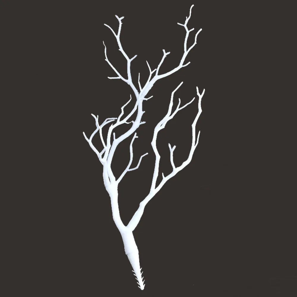 Antler-Shaped Artificial Tree Branch Bonsai Home Decor Artificial Plant Decor Richie's White