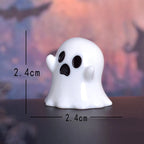 Halloween Miniature Pumpkin Ghost Figurine Desk Ornament Decor Halloween Figurine Richie's D 1pc