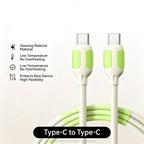 100W USB-C to USB-C Fast Charging Cable with LED Glow | FUCHU USB-C Charging Cable Richie's 1m