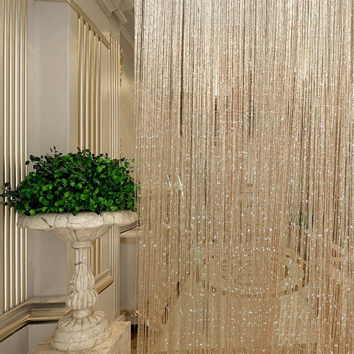 Tassel String Door Curtain Beaded Room Divider 100x200cm Tassel String Curtain Richie's