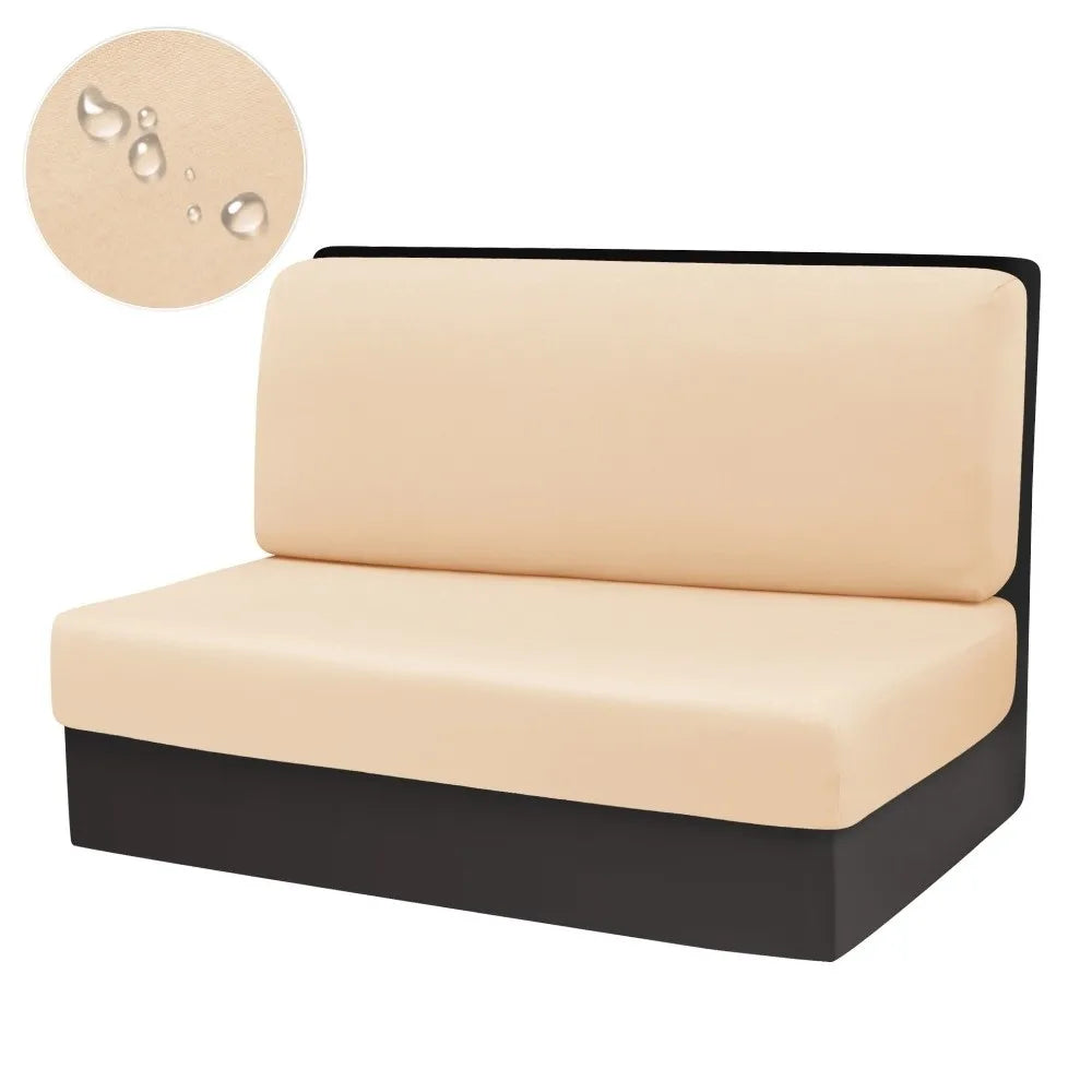 2-Pack Stretch RV Dinette Cushion Covers – Slip-On Seat Covers Seat Cushion Covers Richie's Yellow