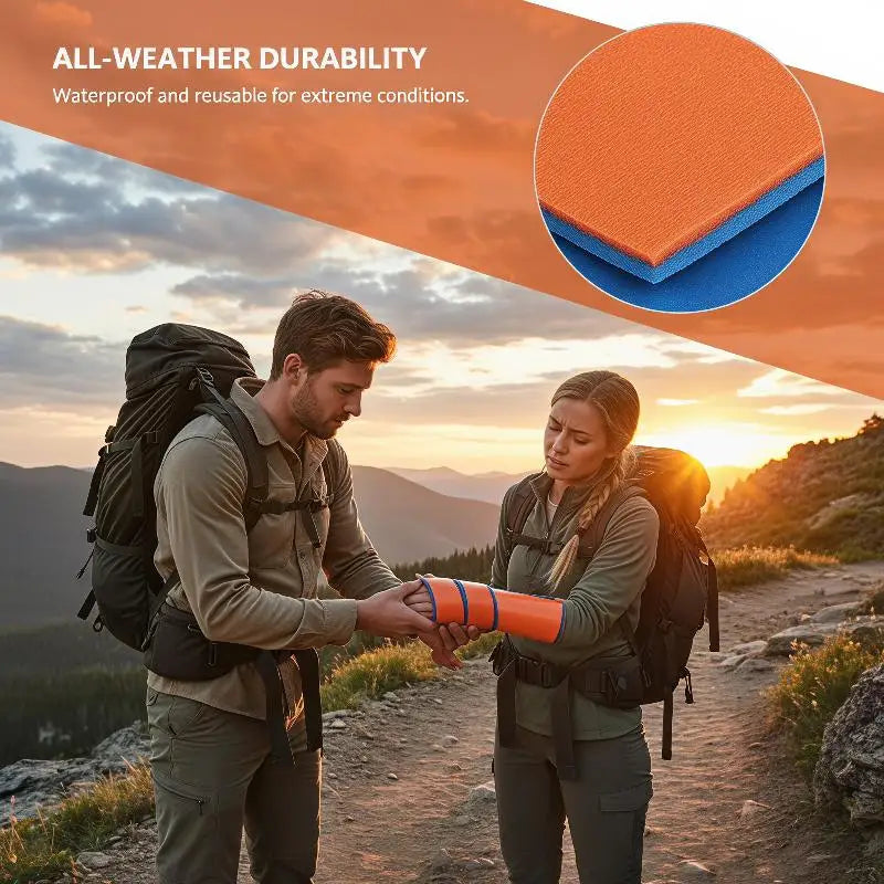 Universal Rollable Splint – Malleable Aluminum Polymer, 1PC Emergency Splint Richie's