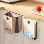 Foldable Hanging Trash Can – Collapsible Wall Mount Waste Bin Hanging Trash Can Richie's