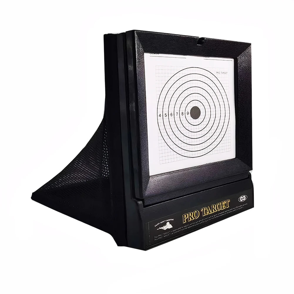 Airsoft Target Trap + 10 Paper Targets | Backyard Practice Set Airsoft Target Set Richie's as show